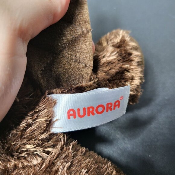 Aurora Mini Flopsies Brown Builder Beaver Plush Stuffed Animal Plushie Stuffie - Picture 6 of 9
